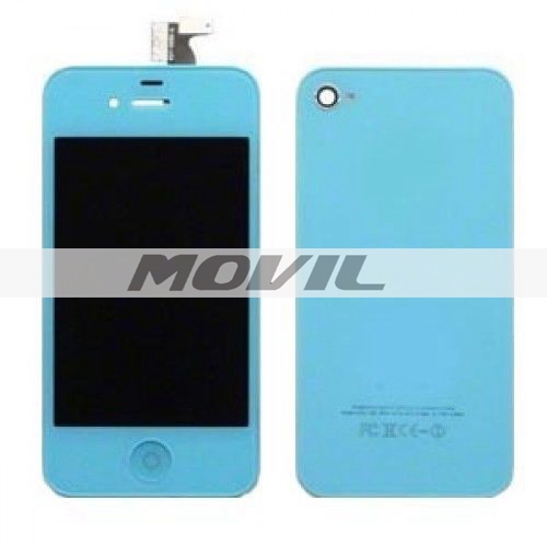 Blue LCD Display Touch Screen Digitizer Replacement for iPhone 4 4G